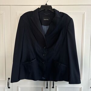 Bianca Women's Tailored Dark Navy and pin stripe Blazer